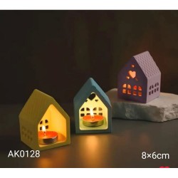 AK0128 Ev Tea Light Mumluk Silikon Kalıbı