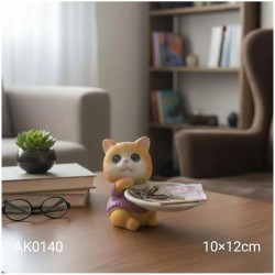 AK0140 Kedi Sunumluk Silikon Kalıbı