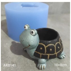 AK0141 Kaplumbağa Saksı Silikon Kalıbı