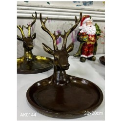 AK0144 Geyik Sunumluk Tabak Silikon Kalıbı