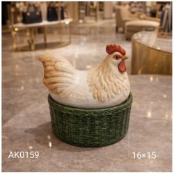 AK0159 Tavuklu Sepet Silikon Kalıbı