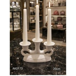 AK0173 3Lü Şamdan Silikon Kalıbı