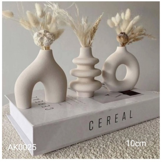 AK0025 HM Vazo 3'lü Minimal Set Silikon Kalıp