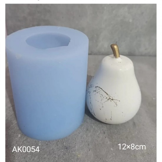 AK0054 Armut Dekoratif Biblo Silikon Kalıp