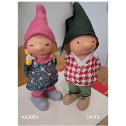 AK0059 Behçe Cücesi 2'li Set 24cm Silikon Kalıp