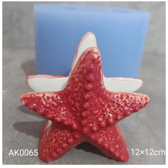 AK0065 Deniz Yıldızı VAzo Silikon Kalıp