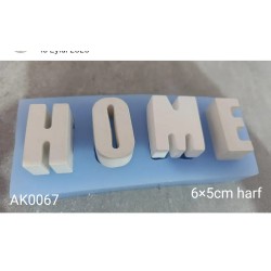 AK0067 Home Yazısı Set Silikon Kalıp