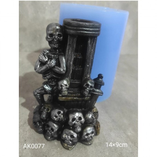 AK0077 İskelet Geri Akış Tütsü Silikon Kalıp