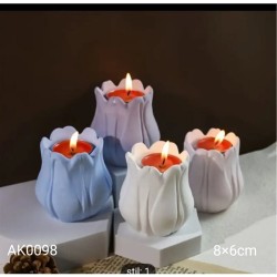 AK0098 Lale Mumluk Silikon Kalıp